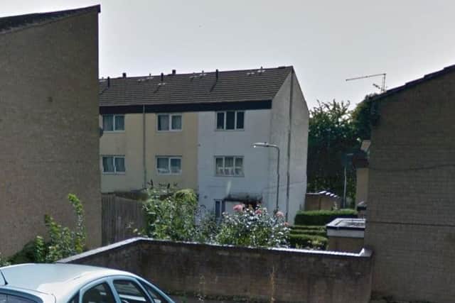 The incident happened in an alleyway between Dell Crescent and Entwood Drive, Northampton.
