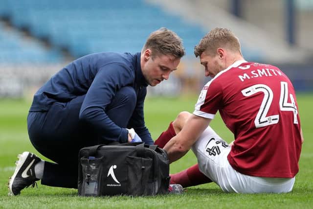 Michael Smith has shrugged off the injury he picked up at Millwall on Good Friday