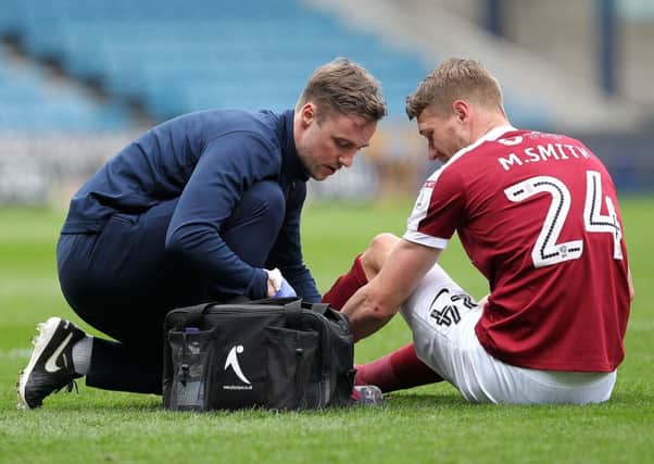 Michael Smith has shrugged off the injury he picked up at Millwall on Good Friday