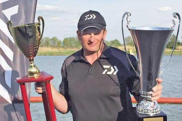 Steve Ringer shows off his latest trophies