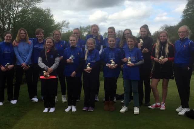 Northants junior girls team
