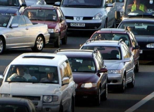 Queues are being felt on the M1 due to a collision.