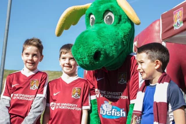 Clarence the Dragon is just one part of Northampton Town's community programme