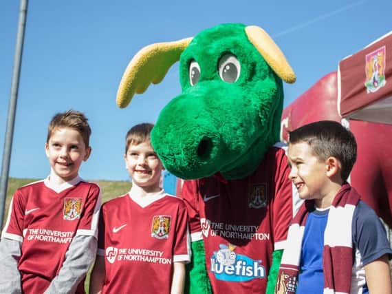 Clarence the Dragon is just one part of Northampton Town's community programme
