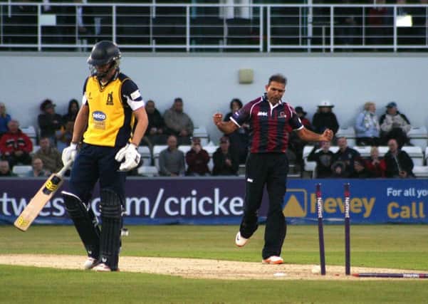 Muhammad Azharullah and Northants have had some good battles with Warwickshire in the past (picture: Peter Short)