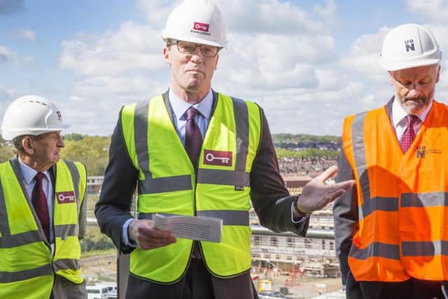 Matthew Vickerstaff from HM Treasury. The project was guaranteed by a 200million bond by HM Treasury.
