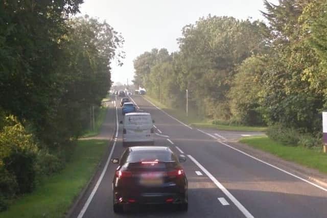 The A508 London Road is shut in both directions through Roade