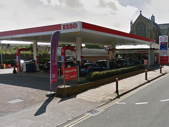 The incident took place near the Esso garage on Wellingborough Road.