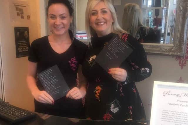 The girls at the Beauty With Inn salon have received three.