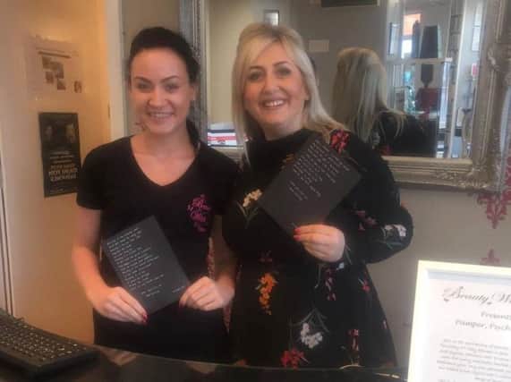The girls at the Beauty With Inn salon have received three.
