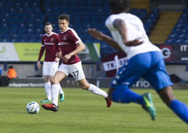 LOOKING AT HOME - Shaun McWilliams made his first League start for the Cobblers at Bury last weekend (Picutres: Kirsty Edmonds)
