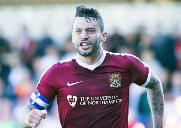 HAPPY MAN - Cobblers striker Marc Richards has signed a new Sixfields contract (PIcture: Kirsty Edmonds)