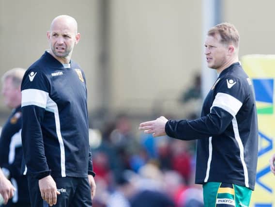 Jim Mallinder made Dylan Hartley captain after Tom Wood was forced to miss Saints' game at Exeter (picture: Kirsty Edmonds)