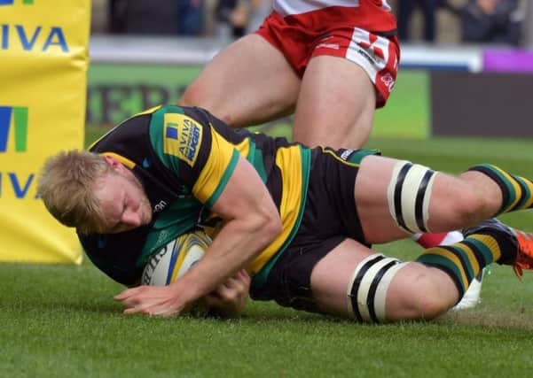 Ben Nutley scored against Gloucester (picture: Dave Ikin)