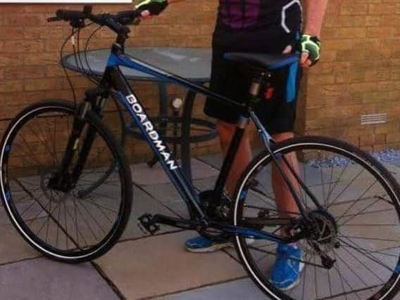 Police want anyone who is offered a blue-and-black Boardman bike for sale to contact them.