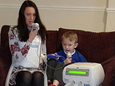 Natalie with her son Preston.