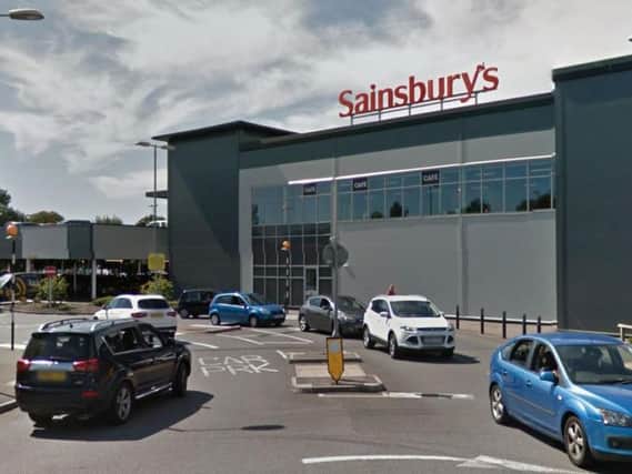 A sewer by the Sainsbury's in Gambrel Road has been 'flowing over with effluent'.