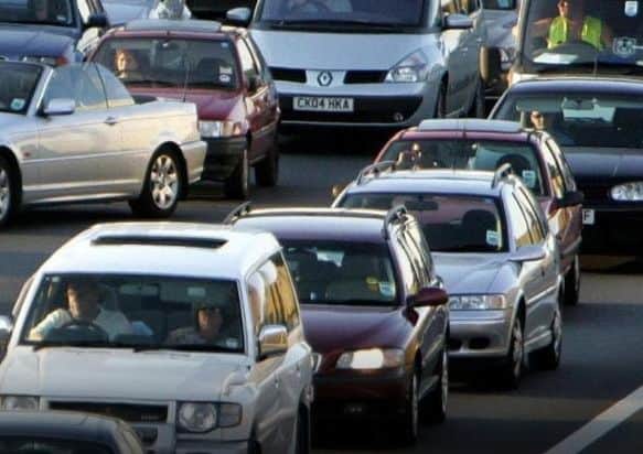A lorry and a car collided on Danes Camp Way at around 1pm, causing delays in the eastbound direction.