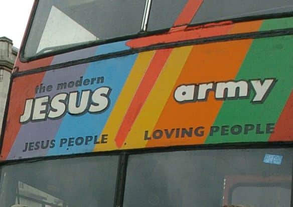The Jesus Army battle bus.