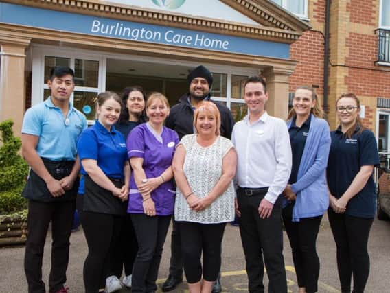 Burlington Court has been ranked among the top one per cent of care homes in the UK.