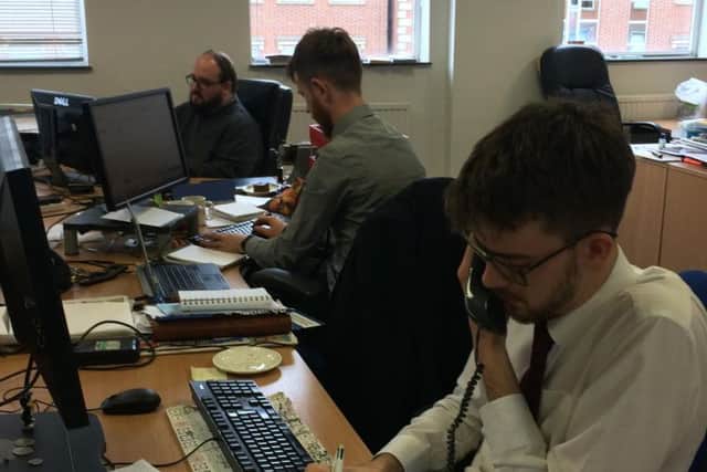 The Chronicle & Echo newsroom