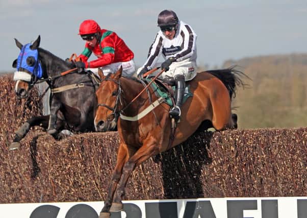 Riddlestown (right) on the way to victory at Towcester in March, 2014