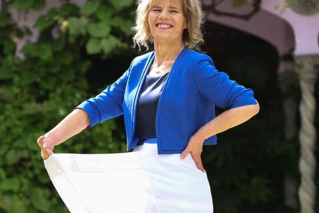 Once a size 34/36, Tracey is now a size 10/12.