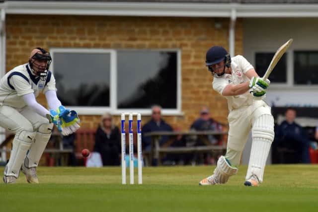 Ewan Cox on his way to 152 for Horton House against Rushden