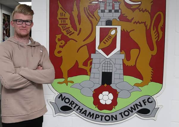WELCOME TO SIXFIELDS - new Cobblers signing George Smith (Picture: Pete Norton)