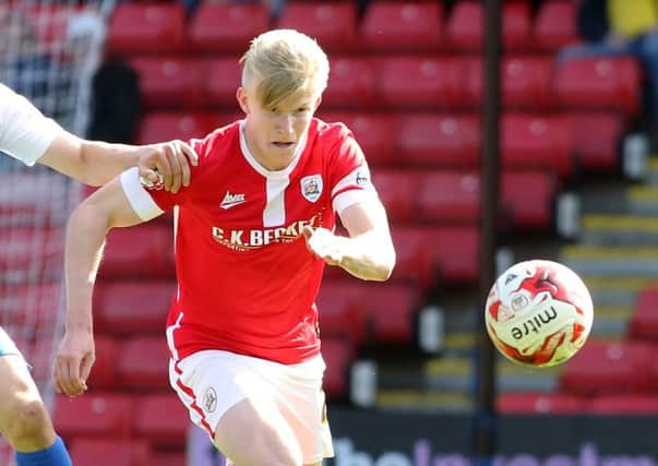 George Smith in action for Barnsley