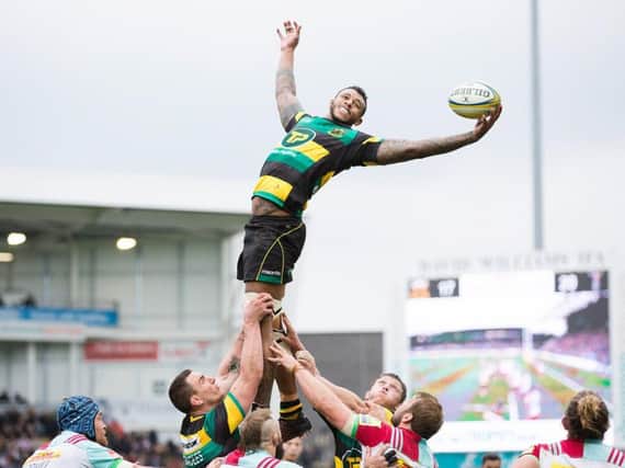 Louis Picamoles and Courtney Lawes are in the Premiership dream team (picture: Kirsty Edmonds)