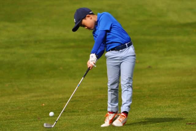 Jadon Pham secured a point for Northants Under-14s in their win at Cambridgeshire