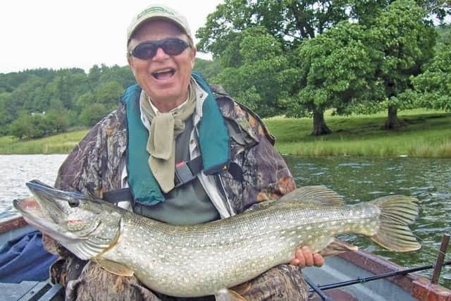 Bob Church with 20lb Lake District pike