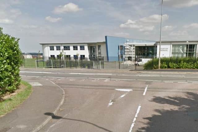 Two teens have been assaulted by a man in Duston.