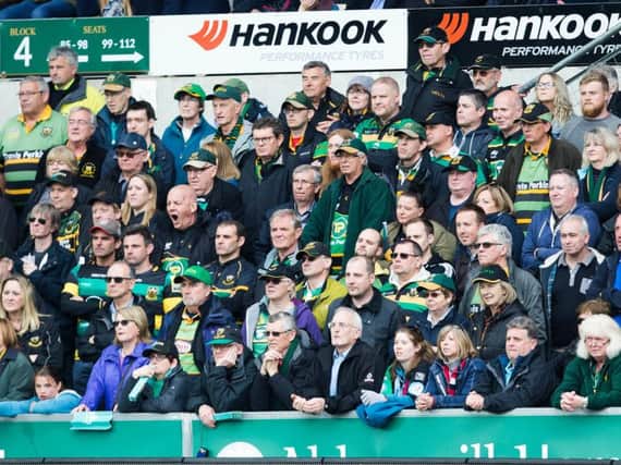 The Saints supporters will be eager to see top level European rugby at the Gardens next season (picture: Kirsty Edmonds)