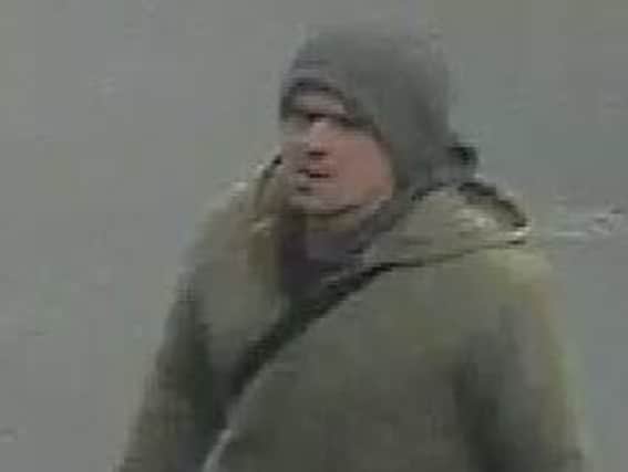 Police want to speak to this man about the theft.