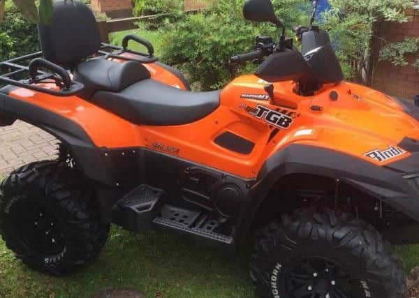 The quad bike was stolen on May 17.