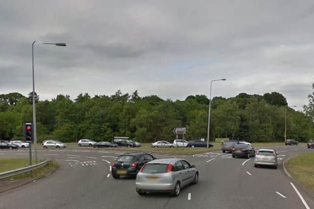 A 'spillage' was reported at the roundabout this morning.