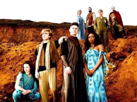 The cast of Cloud: A New Musical