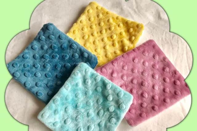 PetalPatches are designed to help mothers and babies share a bond even when they are apart by sharing each other's scent.