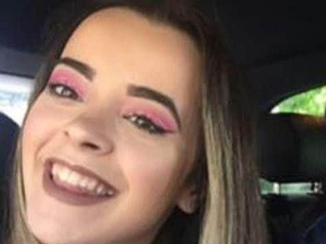 Brook Page took this selfie with her friend on the way to the Ariana Grande concert on Monday night.