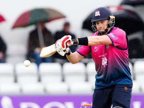 Josh Cobb is set to miss Northants' clash with Worcestershire (picture: Kirsty Edmonds)