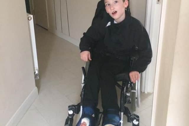 Cain and his family are on their way to raising 45k for his life-saving SDR operation.