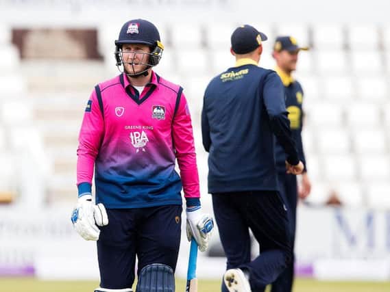 Alex Wakely is urging Northants to improve with the bat at Durham (picture: Kirsty Edmonds)