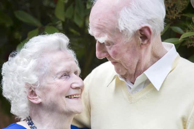 Jean and Ron are celebrating their Platinum Anniversary.