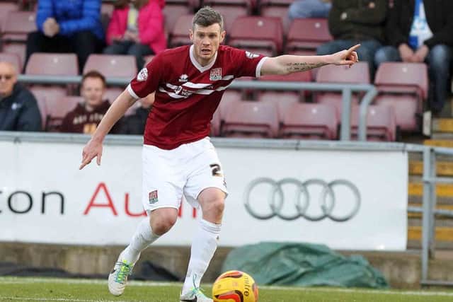 Zander Diamond in action on his Cobblers debut in February, 2014 (Picture: Sharon Lucey)
