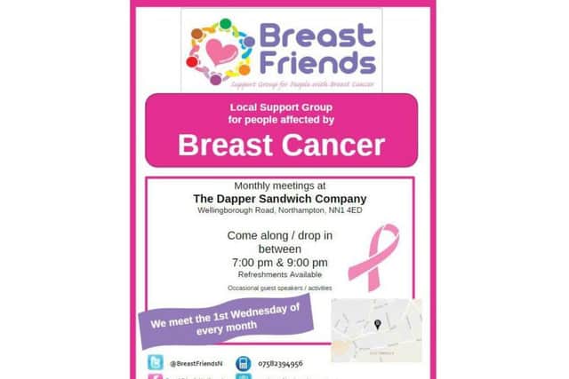 The flyer for the group's first meeting