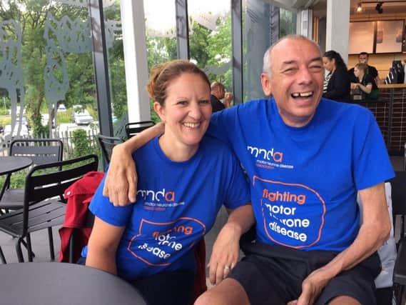 Dave Solomon and his wife Paula are star fundraisers for the Motor Neurone Disease Association.