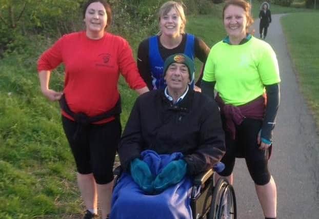 David goes out with his old running club whenever he can.