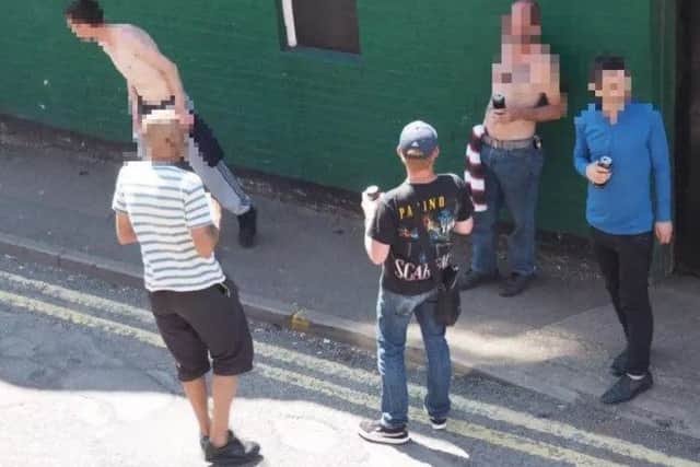 One of the photos posted on the Facebook page